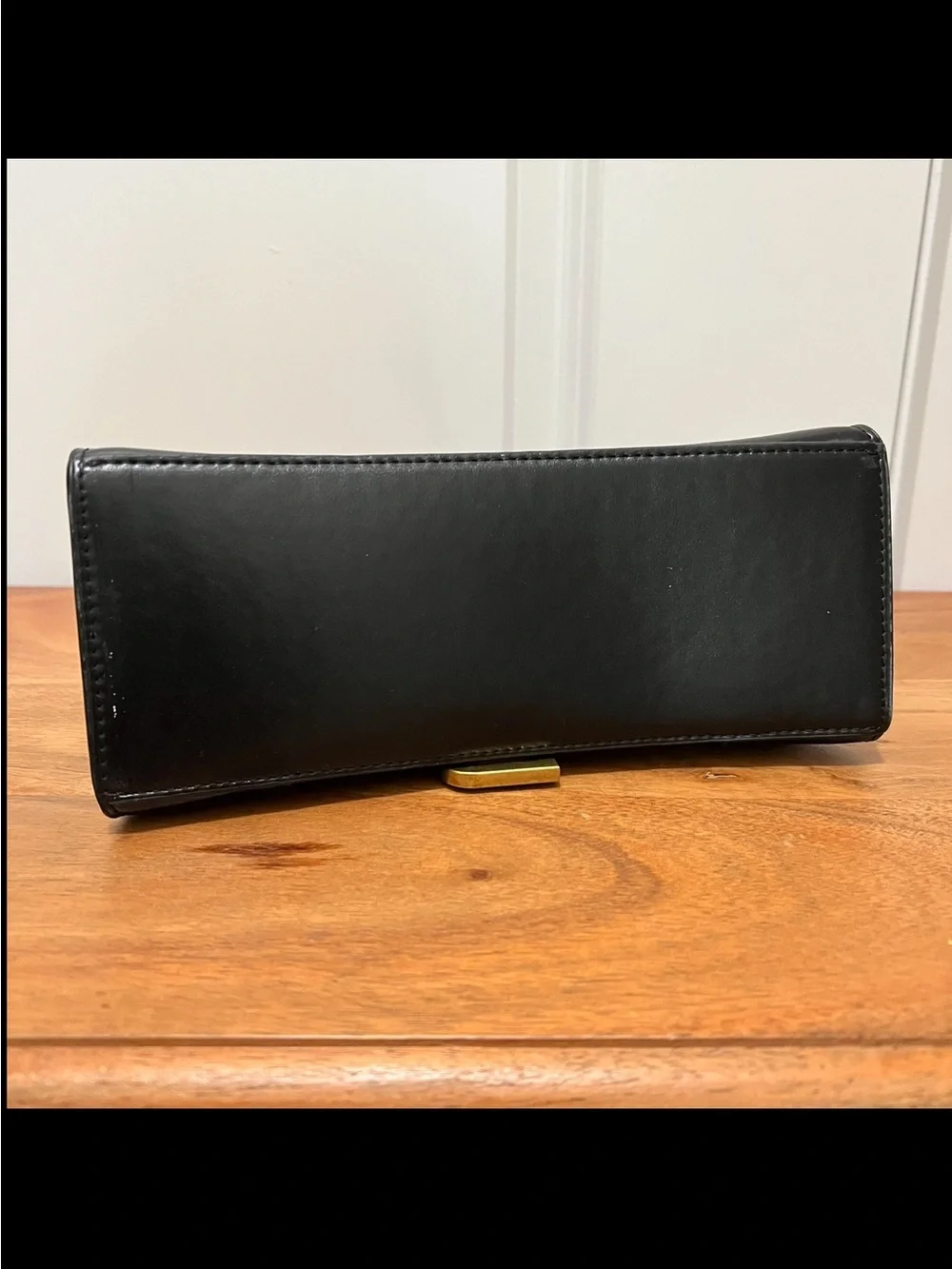 Elegant Black Top-Handle Satchel